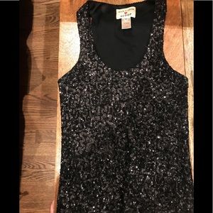 Alice & Olivia x Scoop Sequin Top